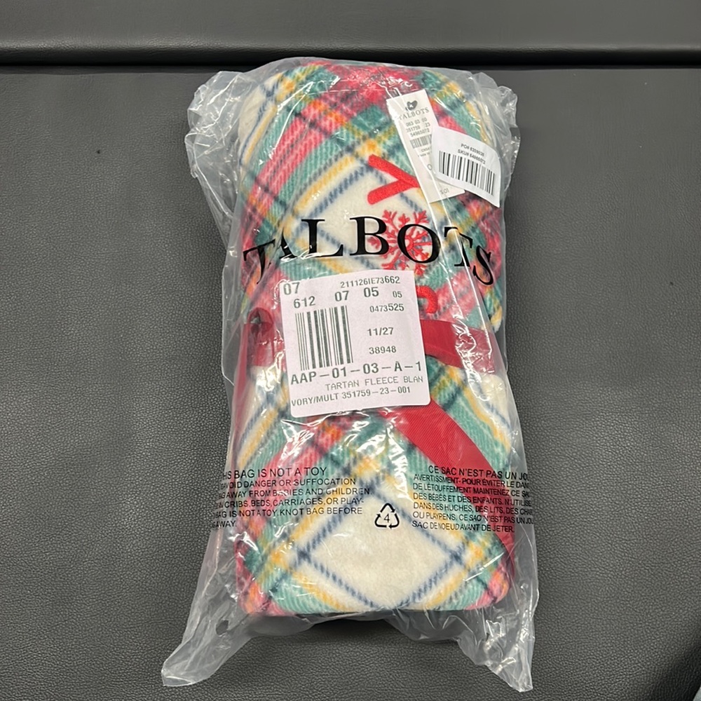 NWT Talbots Blanket